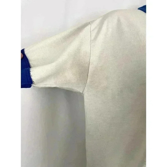 VTG Girls Water Polo T-Shirt SMALL We Were Made Stronger Retro STAINS - Picture 3 of 12